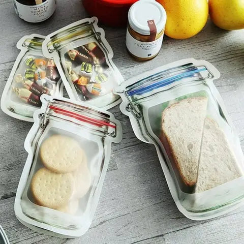 Avtoit | 10+10 | Reusable Ziplock bags in jar design