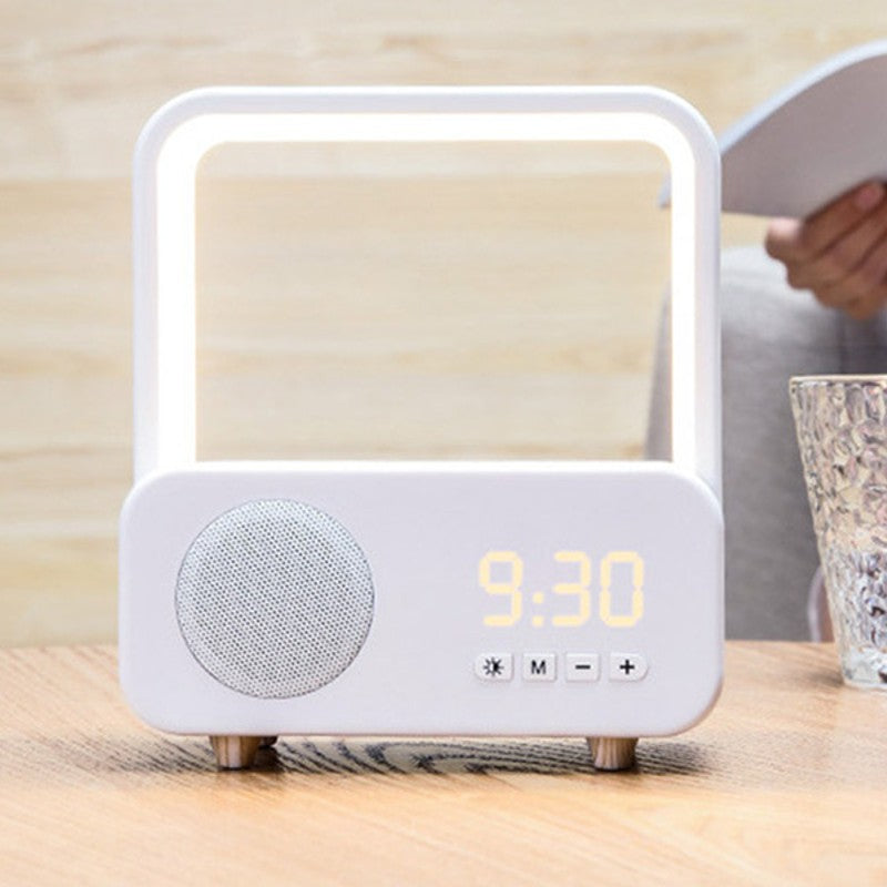 Avtoit | 3-in-1 Rechargeable Bluetooth Speaker with Clock & Dimmable Colorful Light