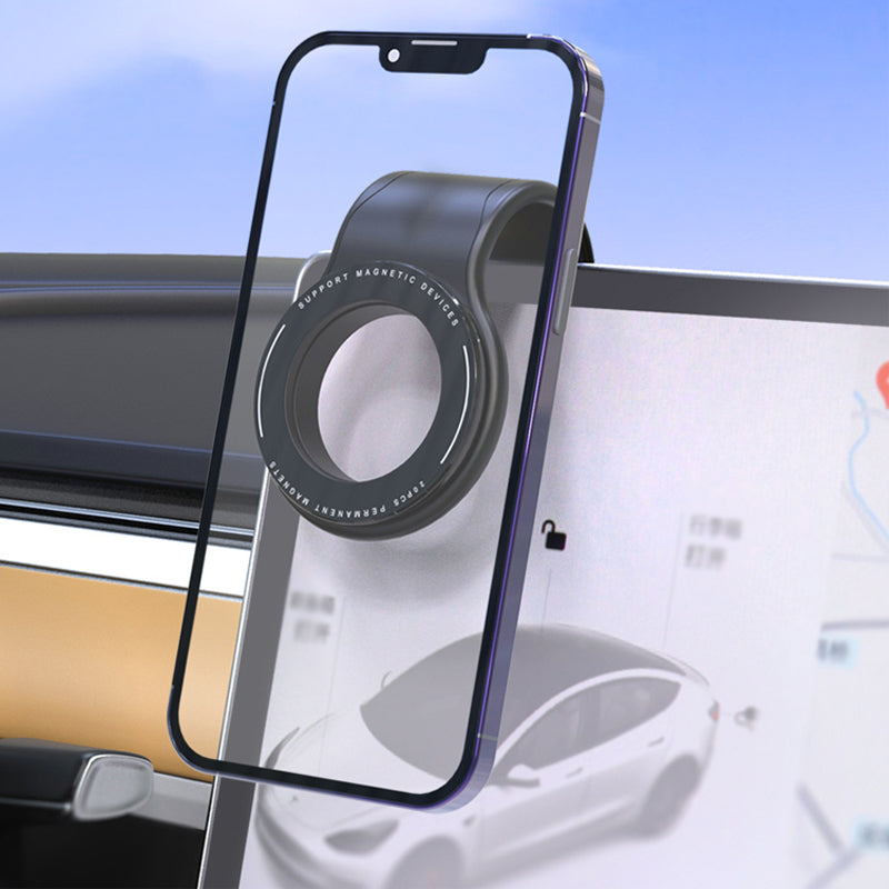 Foldable Magnetic Phone Holder with 360-Degree Rotation