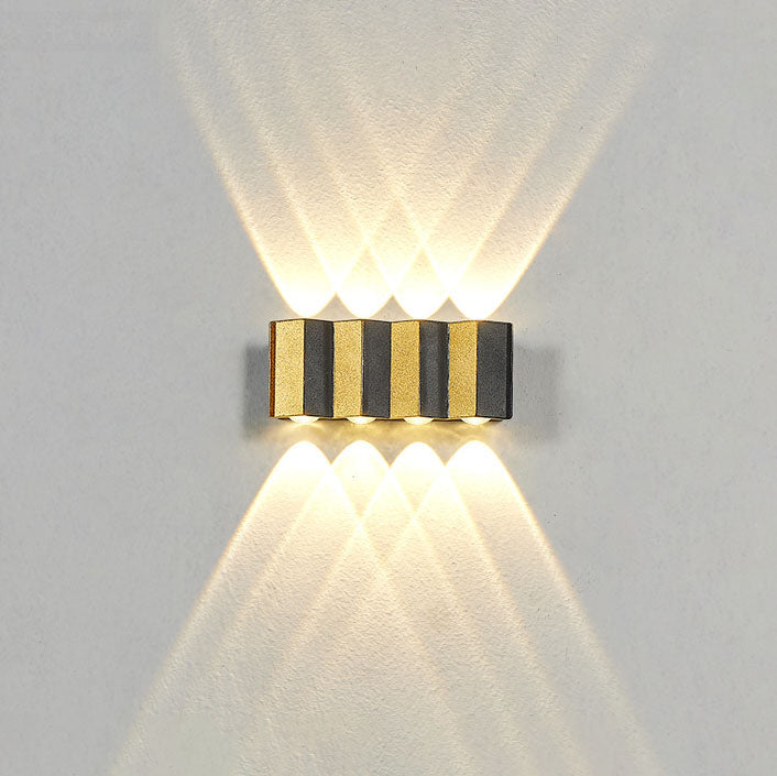Avtoit | Modern Light Luxury Golden Aluminium Outdoor Waterproof Terrace LED Wall Light Lamp