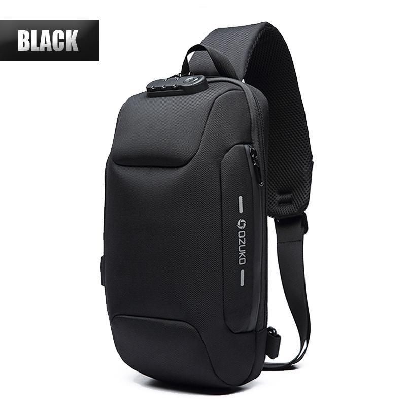 Anti-Theft Backpack with 3-Digit Lock and USB Charging Port