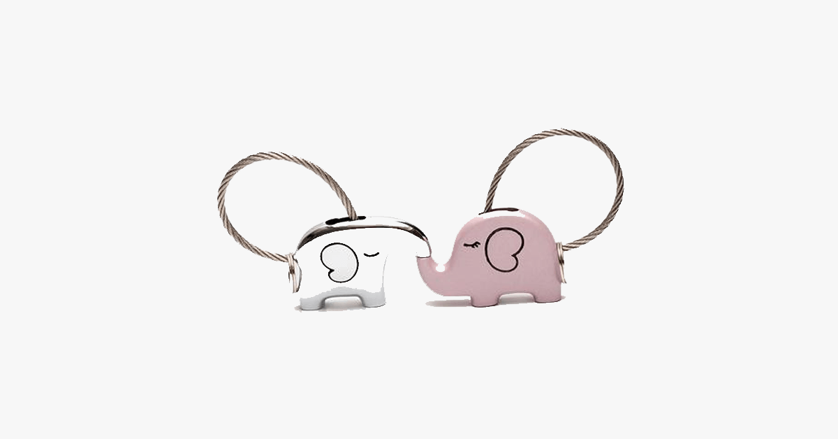 Avtoit | Elephant Love Keychain Set
