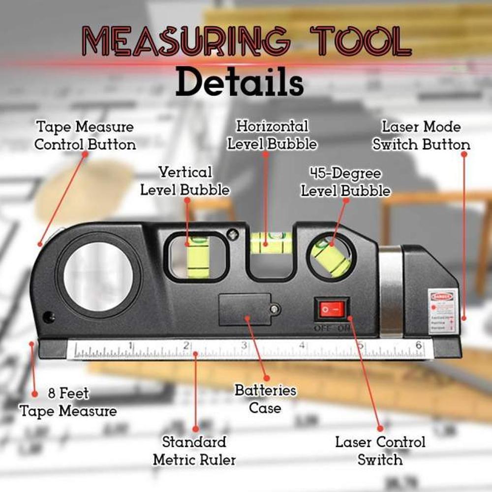 Avtoit | Multifunctional Laser Level 4 in 1 Laser Measuring Tool