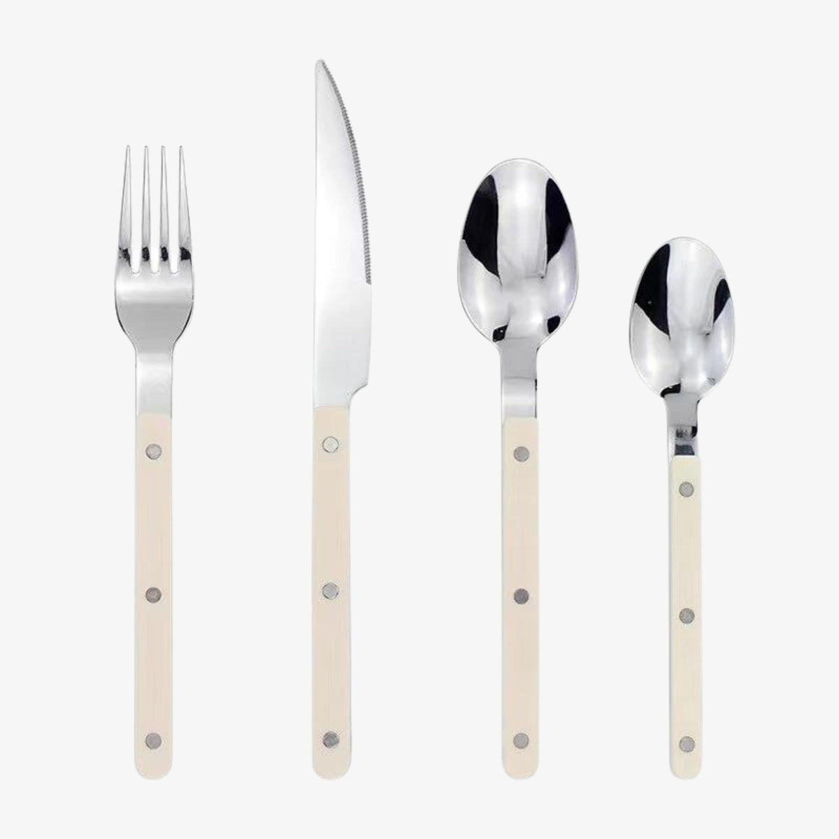 Avtoit | 24-Piece Cutlery Set – Engraved Stainless Steel Flatware for 6 People