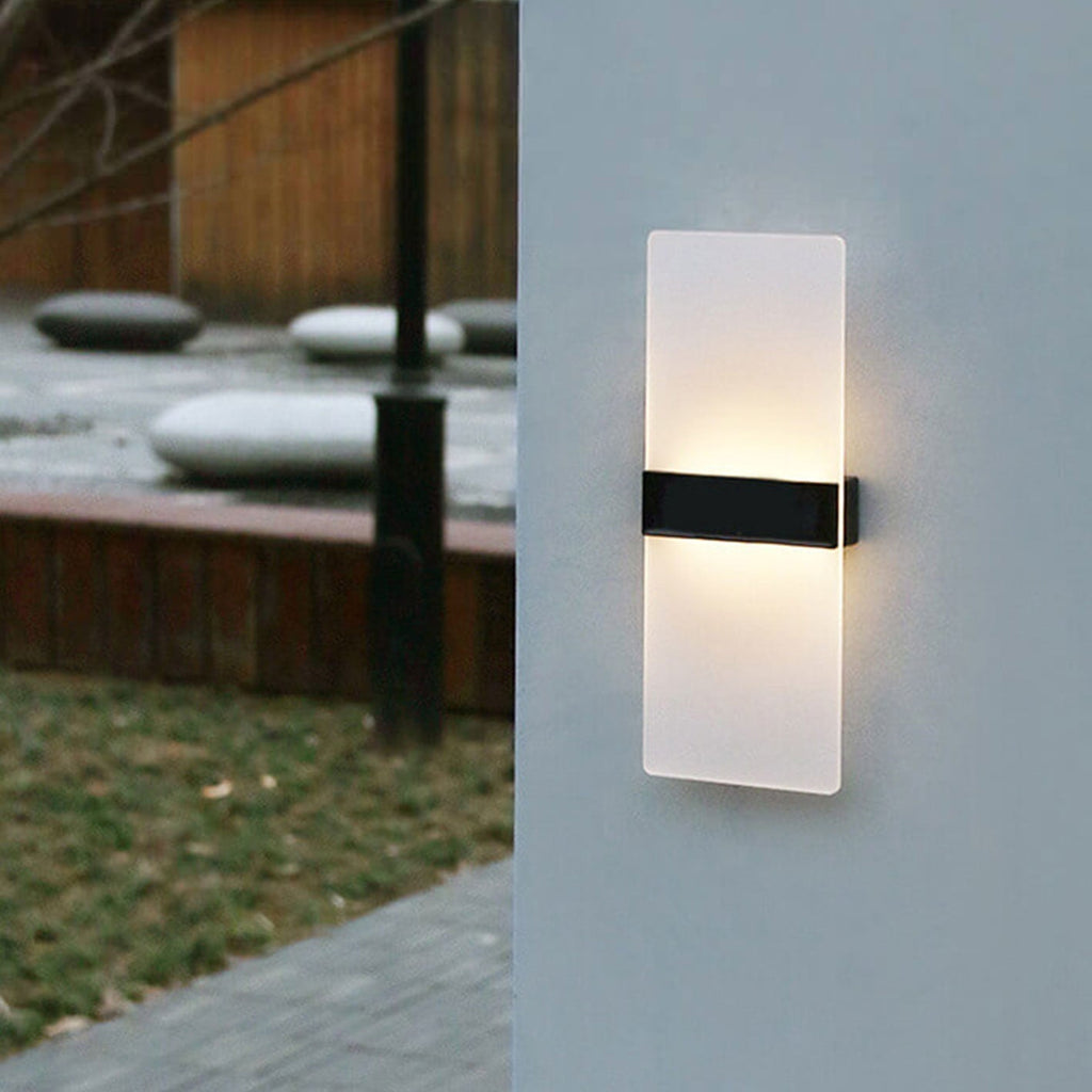 Avtoit | LumaZen Solar LED Wall Lamp | Weatherproof | Solar Powered Outdoor Lighting | Garden & Patio Decor