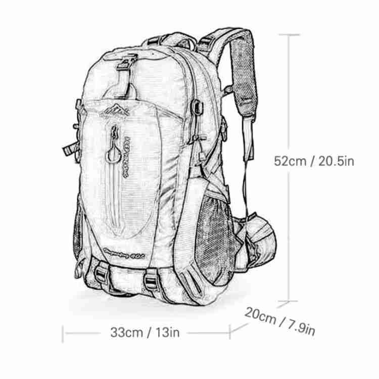Avtoit | 40L Waterproof Hiking Backpack with Multiple Compartments for Outdoor Adventures and Travel
