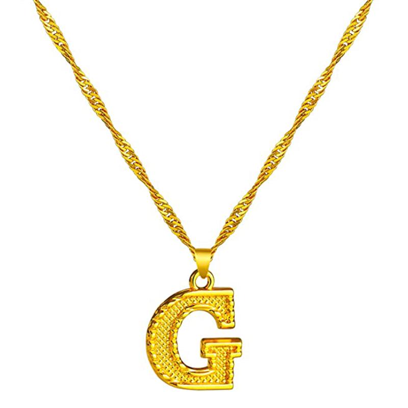 Avtoit | 18K gold-plated initial letter necklace