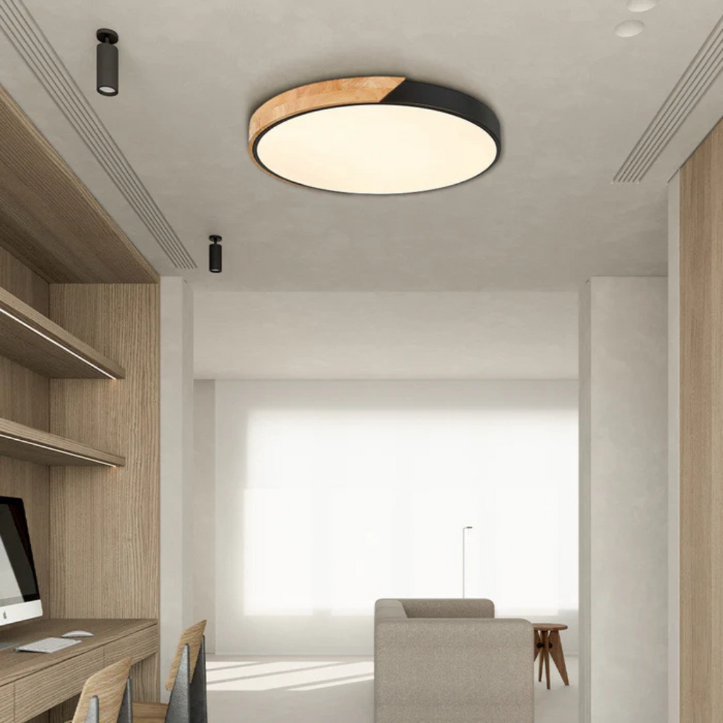 Avtoit | Delos – Scandinavian Wooden LED Ceiling Light | Modern Energy-Efficient Interior Lighting