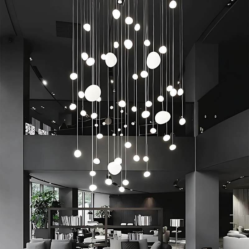 Avtoit | Elegant Glass Pebble Pendant Light
