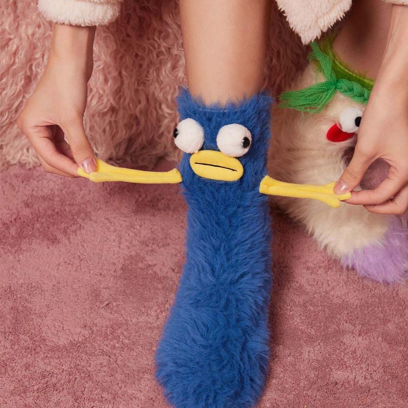 Avtoit | Coral velour three-dimensional original socks