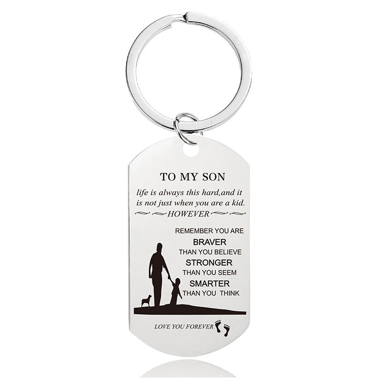 Avtoit | Mother's Day Engraving Metal Keychain with Box