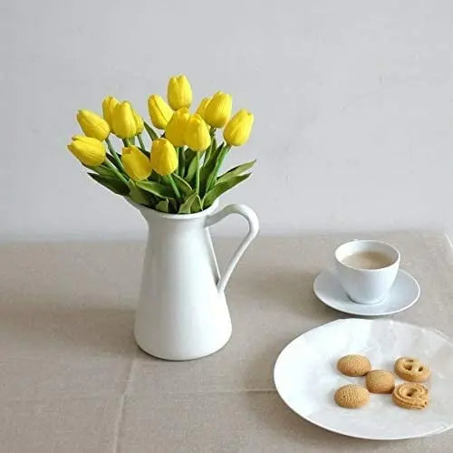 Avtoit | 10-piece set artificial tulips made of latex – stylish and durable decorative flowers