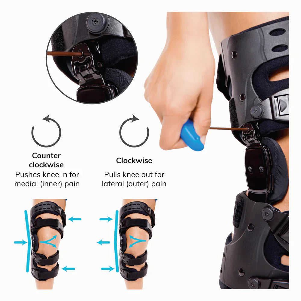 Avtoit | Osteoarthritis Unloader Knee Brace – Medial & Lateral Support for Bone-on-Bone Arthritis Relief