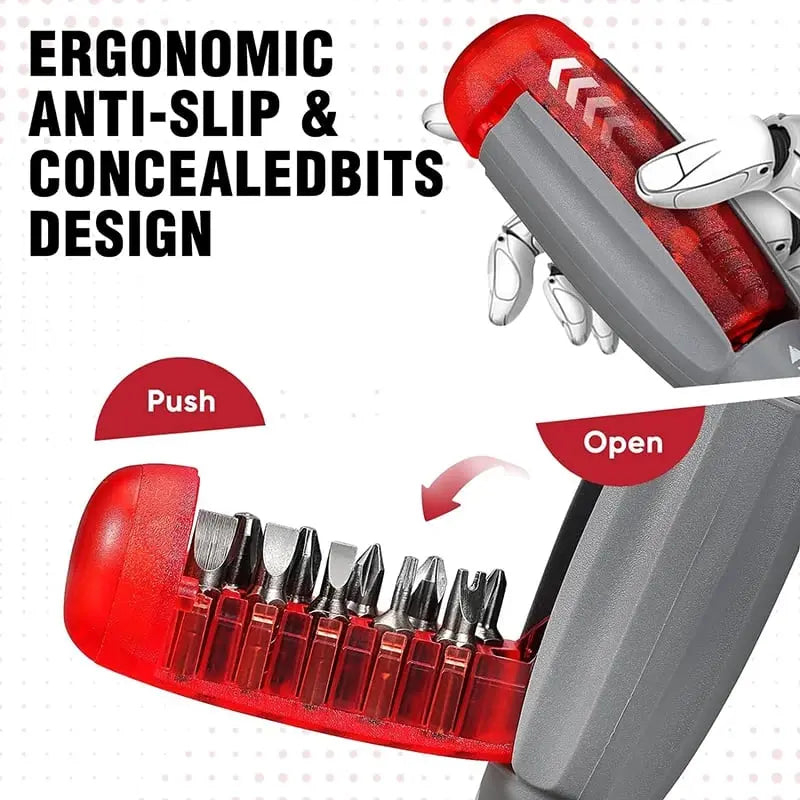 Avtoit | 11-in-1 Ratchet Screwdriver for Hard-to-Reach Places