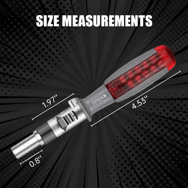 Avtoit | 11-in-1 Ratchet Screwdriver for Hard-to-Reach Places