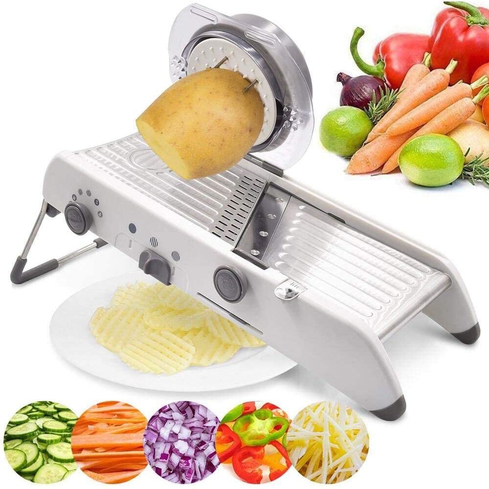 Avtoit | ProSlice Mandoline Vegetable Slicer – Adjustable Stainless Steel Blades for Precision Cutting