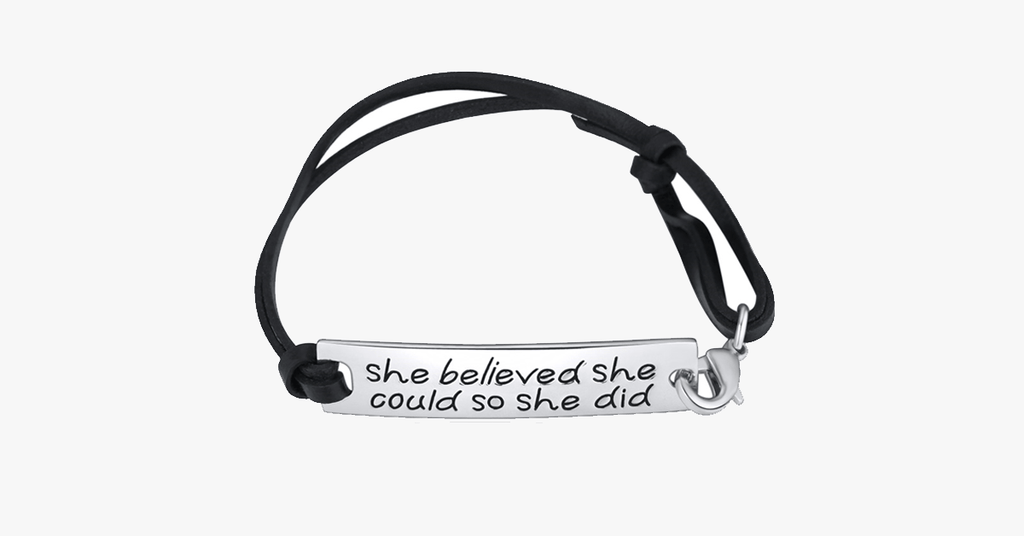 Avtoit | She believed she could, so she did Bracelet