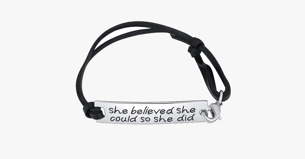 Avtoit | She believed she could, so she did Bracelet