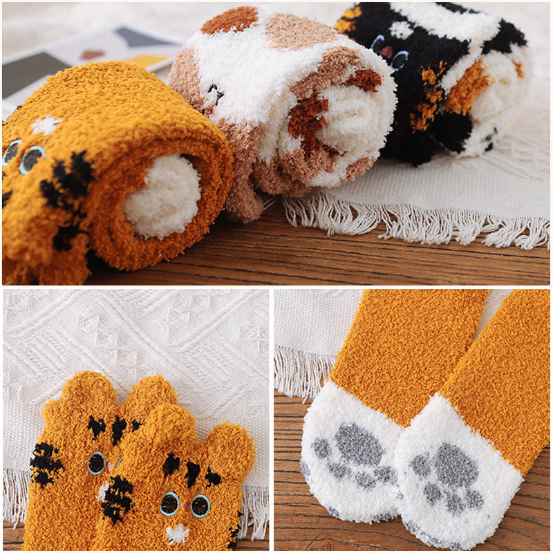 Avtoit | Fuzzy Socks with Cat Paws