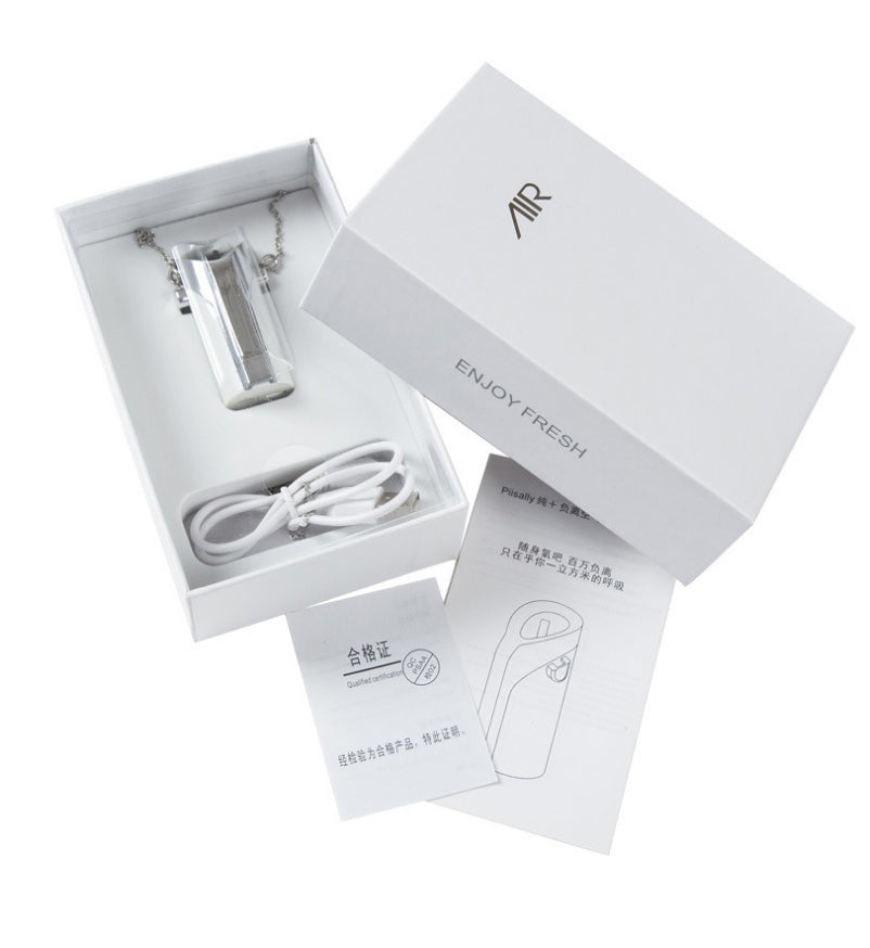 Avtoit | Portable Wearable Negative Ion Air Purifier Necklace with Light Weight, Silent Operation, High Efficiency, Energy-saving Design and Simple Shape