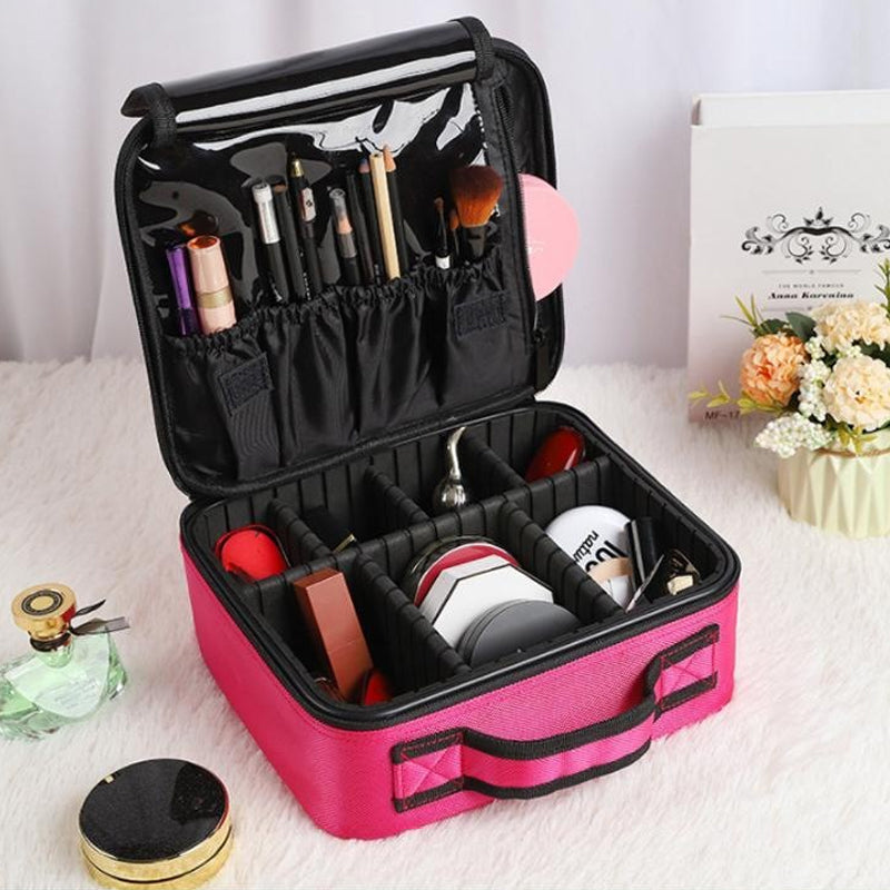 Avtoit | Makeup Cosmetic Storage Bag with Adjustable Compartment