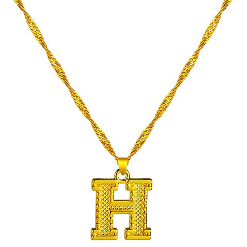 Avtoit | 18K gold-plated initial letter necklace