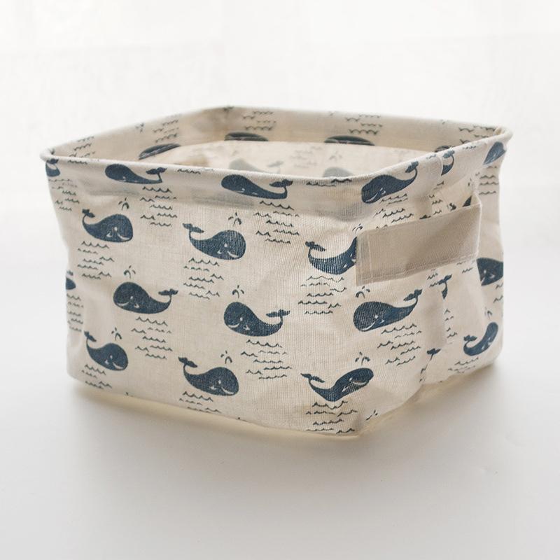 Avtoit | Foldable Cotton Fabric Storage Basket
