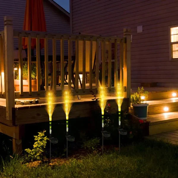 Avtoit | Decorative Rattan Garden Lighting – Solar Lamp in Grass Design for Outdoor Use