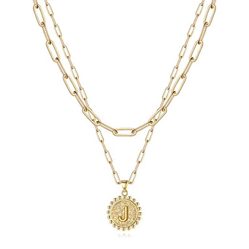 Avtoit | Golden Initial Necklaces for Women