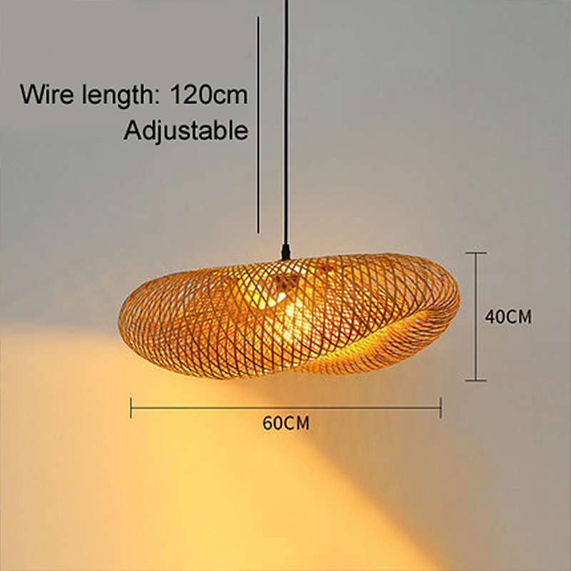 Avtoit | Rattan Woven Bamboo - Pendant Light - Led - Light