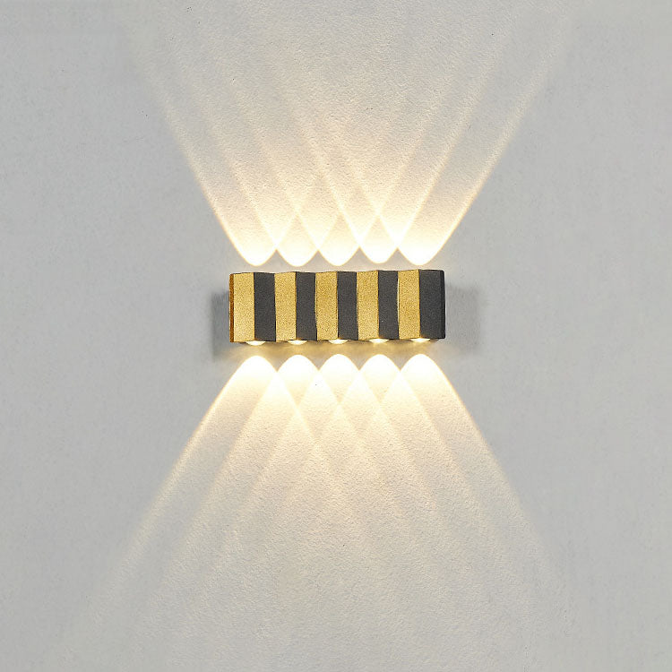 Avtoit | Modern Light Luxury Golden Aluminium Outdoor Waterproof Terrace LED Wall Light Lamp
