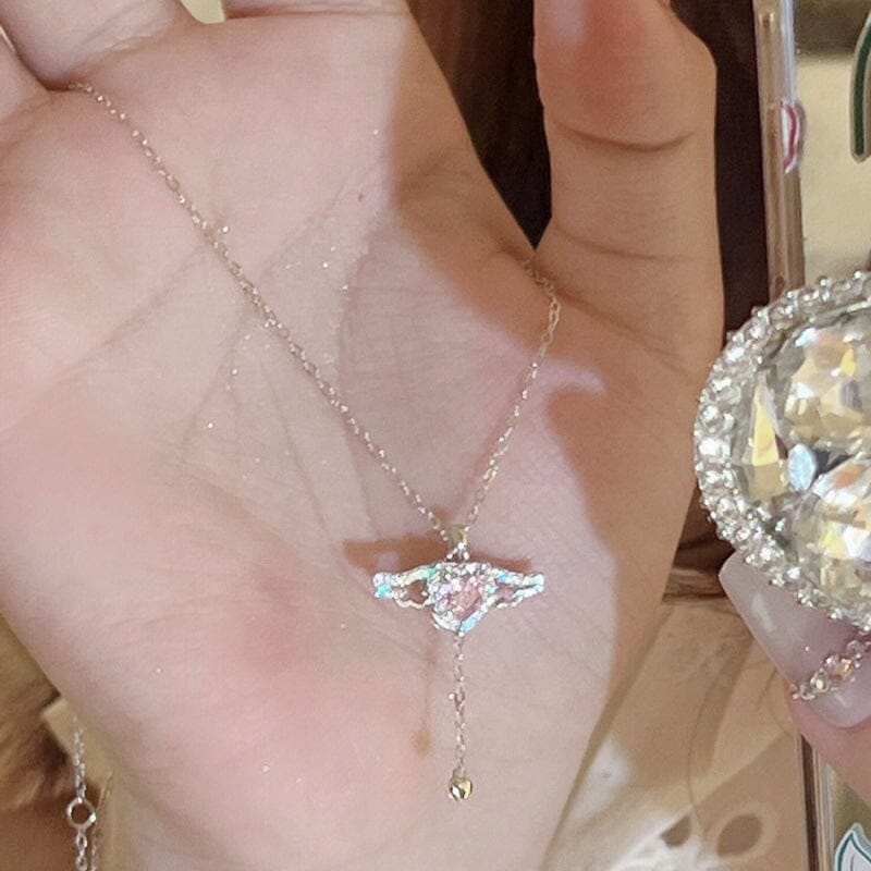 Avtoit | Pink Angel Wings Necklace