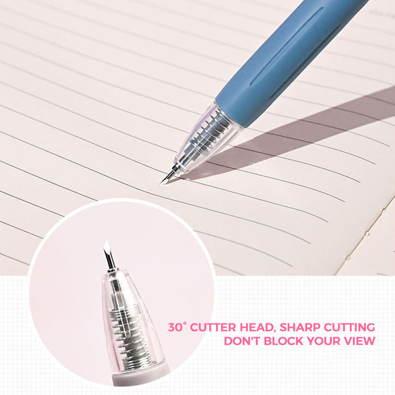 Avtoit | Morandi Cartoon Pattern Student Universal Knife Pen