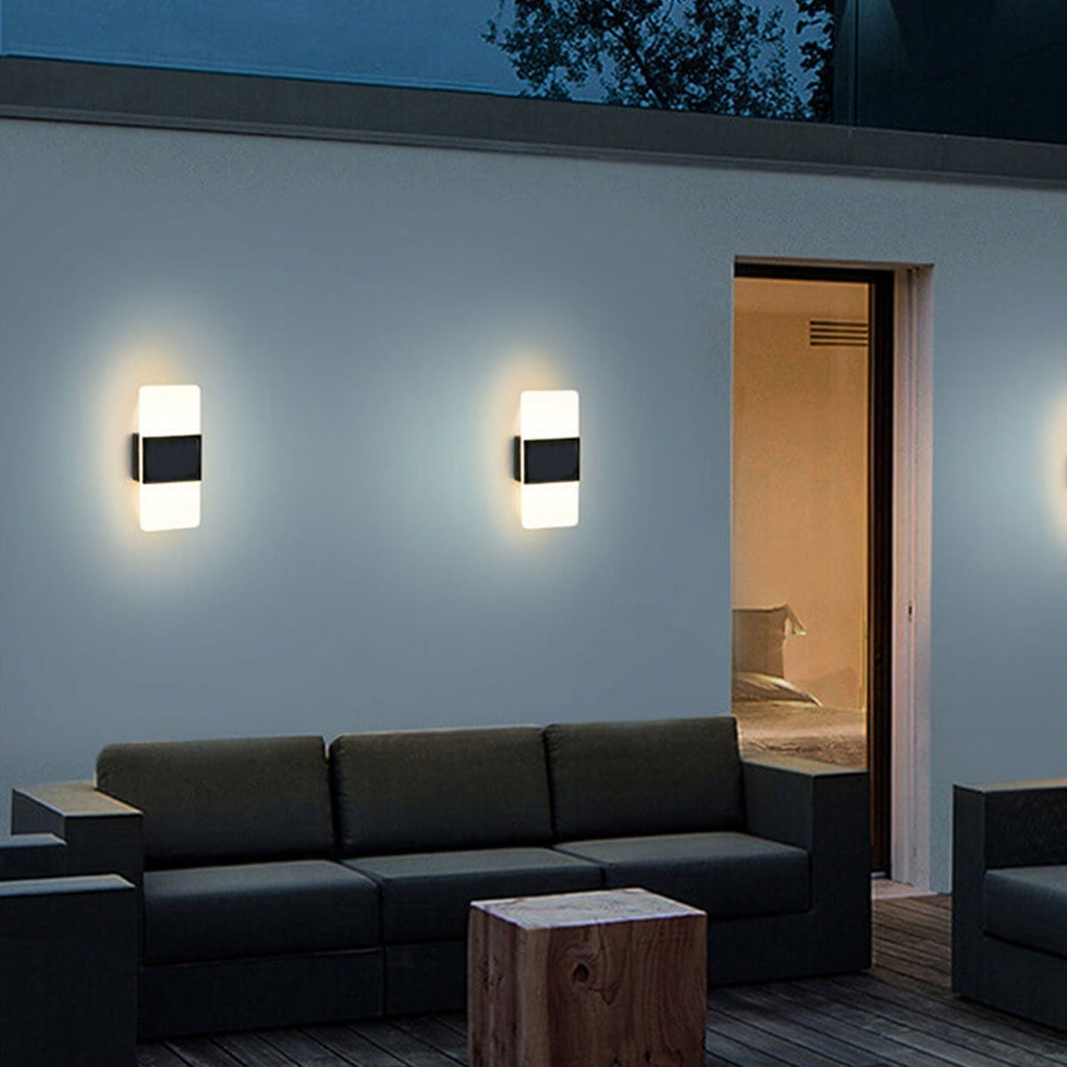 Avtoit | LumaZen Solar LED Wall Lamp | Weatherproof | Solar Powered Outdoor Lighting | Garden & Patio Decor