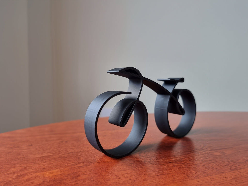 Avtoit | Elegant minimalist bicycle sculpture wireframe style