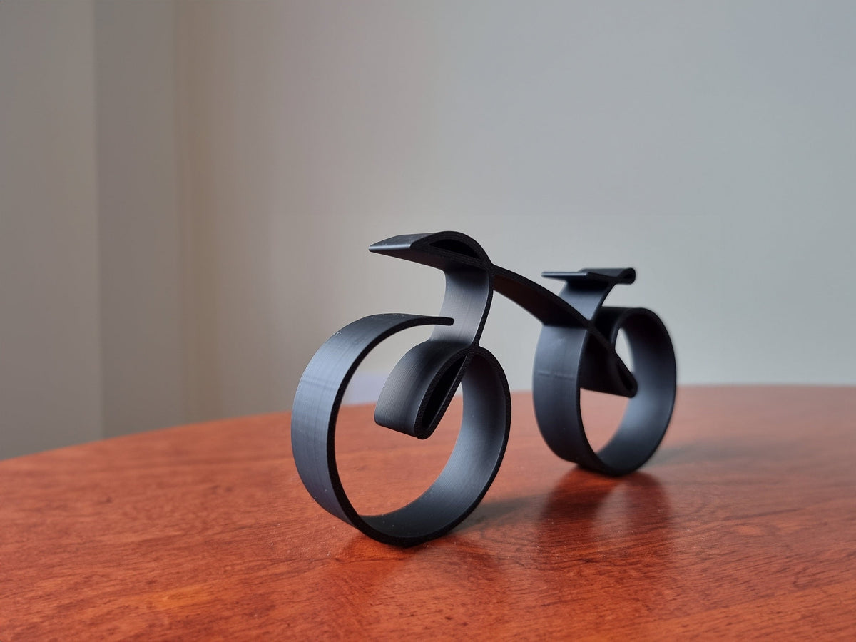 Avtoit | Elegant minimalist bicycle sculpture wireframe style
