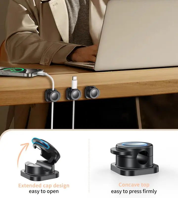 Avtoit | 12 pieces magnetic cable clips