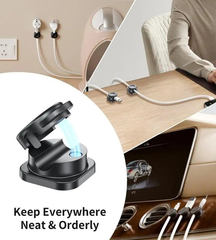 Avtoit | 12 pieces magnetic cable clips