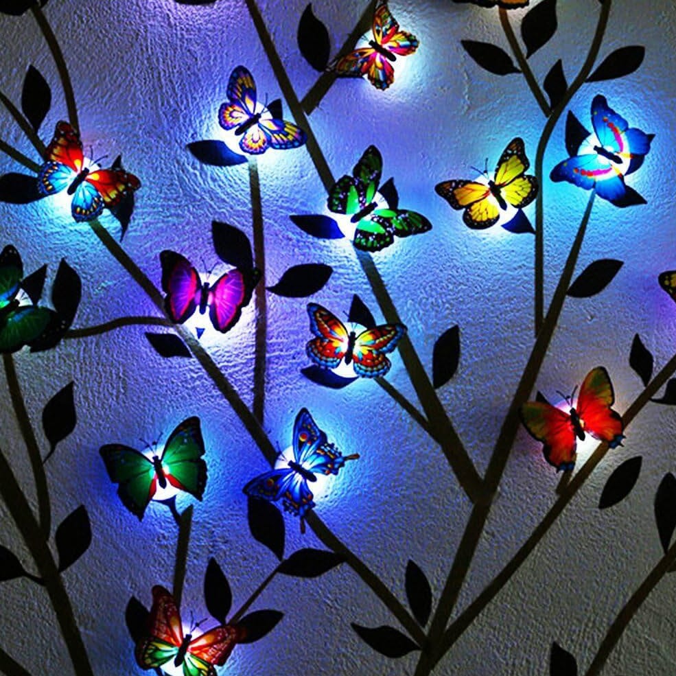Avtoit | 12-Pack: LED Butterfly Decoration Night Light