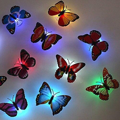Avtoit | 12-Pack: LED Butterfly Decoration Night Light