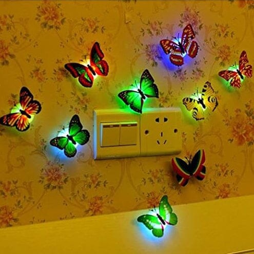 Avtoit | 12-Pack: LED Butterfly Decoration Night Light