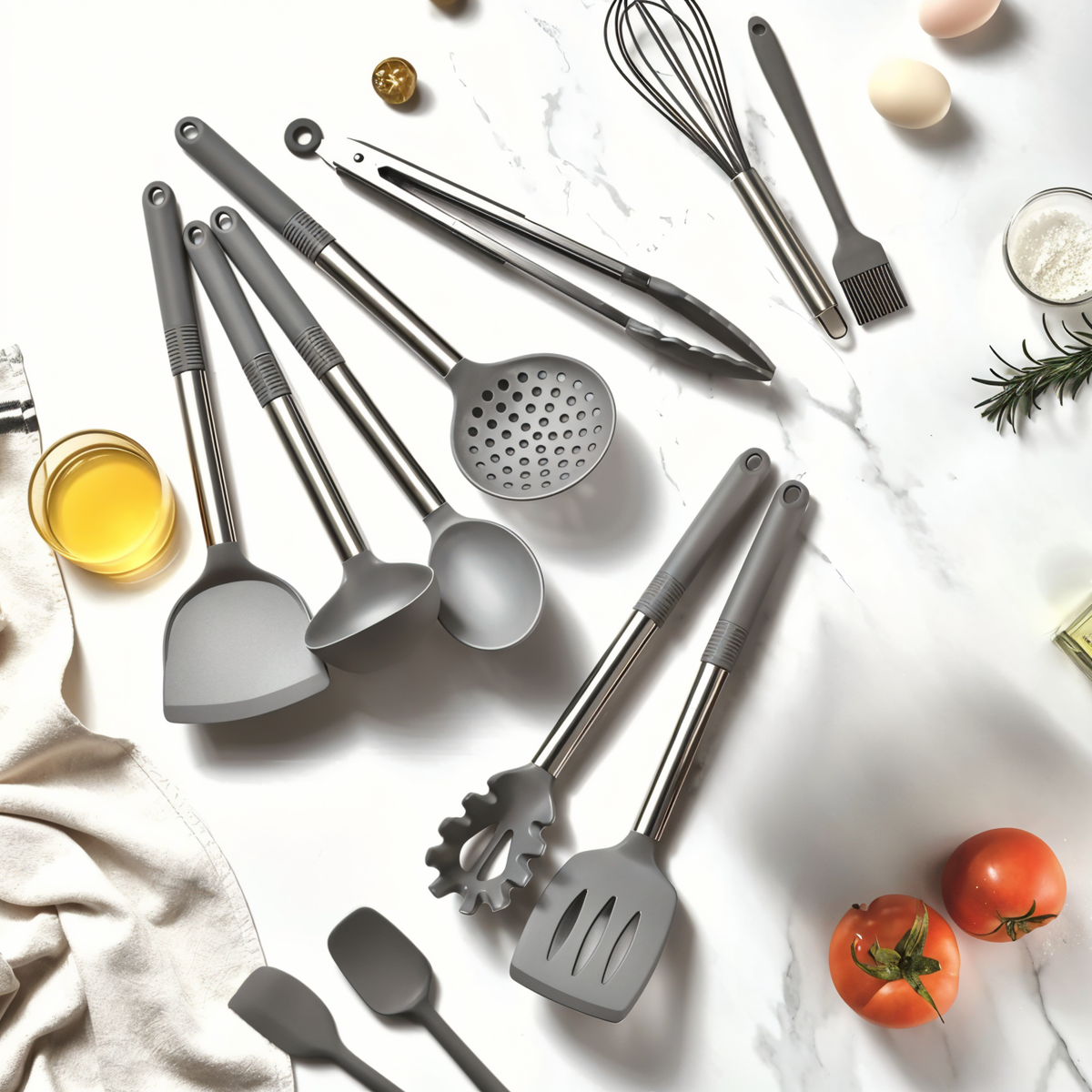 Avtoit | 12-Piece Silicone Kitchen Utensil Set – Culinara Pro