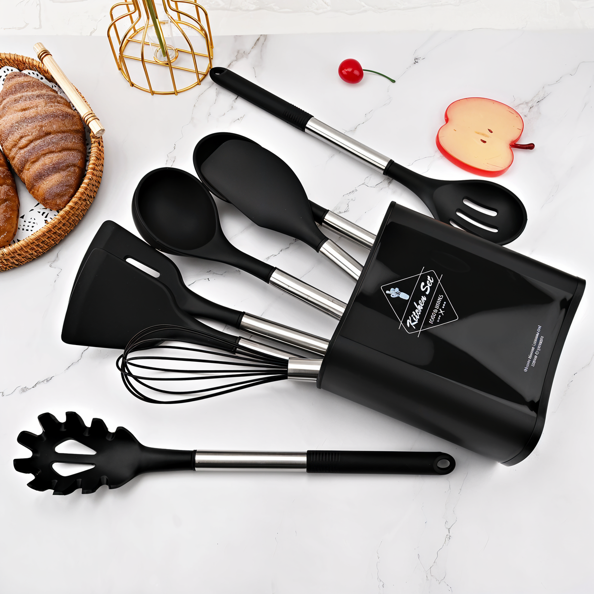Avtoit | 12-Piece Silicone Kitchen Utensil Set – Culinara Pro