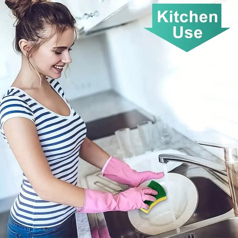 Avtoit | 12-piece: Ultra-fine microfiber kitchen cleaning sponge