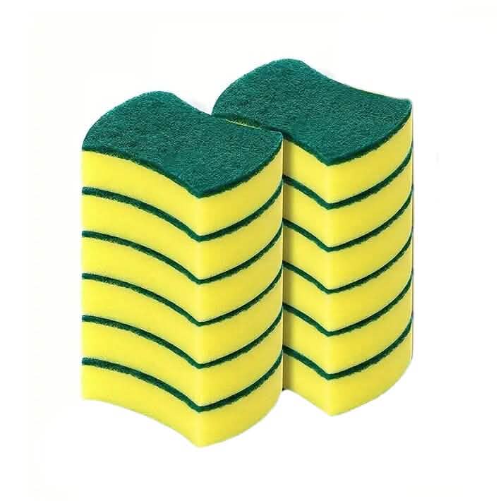 Avtoit | 12-piece: Ultra-fine microfiber kitchen cleaning sponge