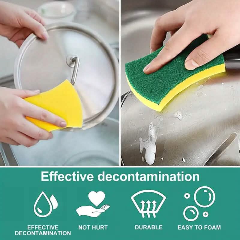 Avtoit | 12-piece: Ultra-fine microfiber kitchen cleaning sponge