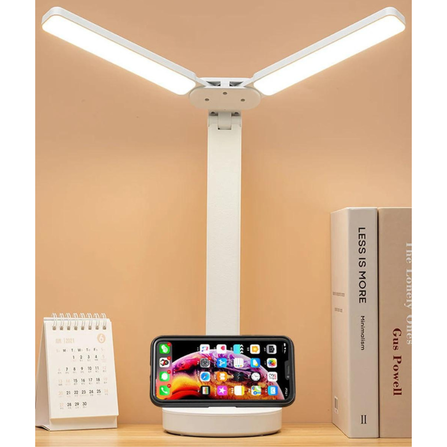 Avtoit | Adjustable Reading Lamp - Rechargeable Dimmable with Phone Table