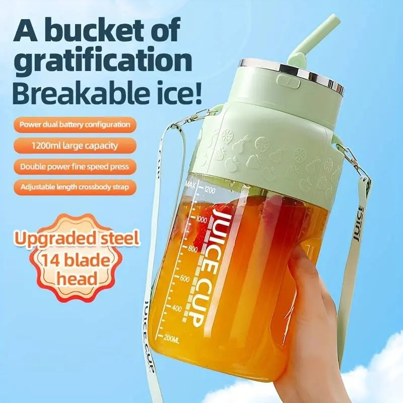 Avtoit | 1200ml portable fruit juice blender – Blend & drink at picnic or workout