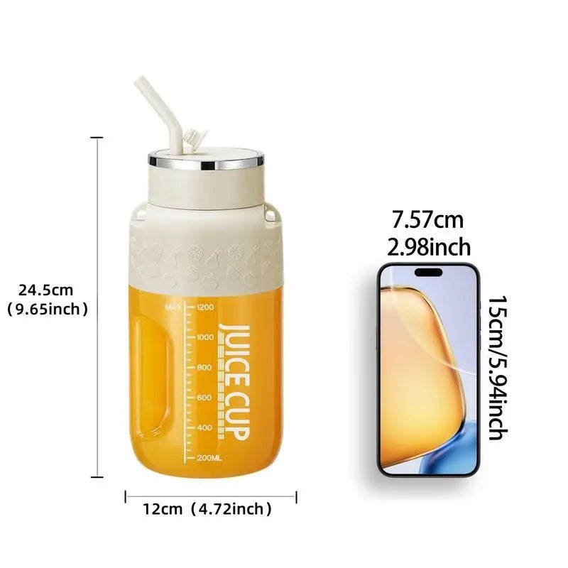 Avtoit | 1200ml portable fruit juice blender – Blend & drink at picnic or workout