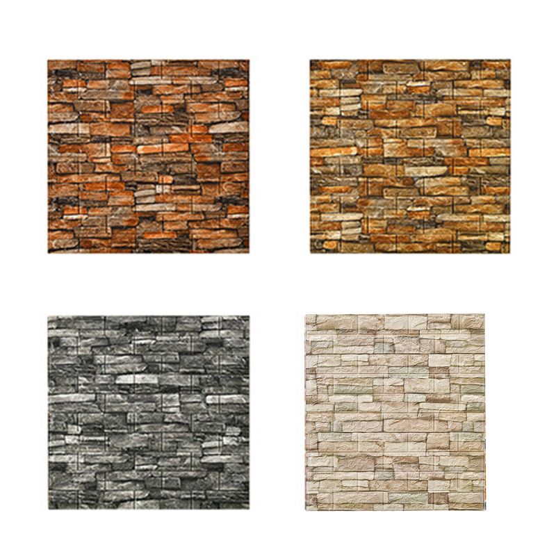 Avtoit | Country House Wall Shelf 3D Brick Living Room Wall Panel Set of 2